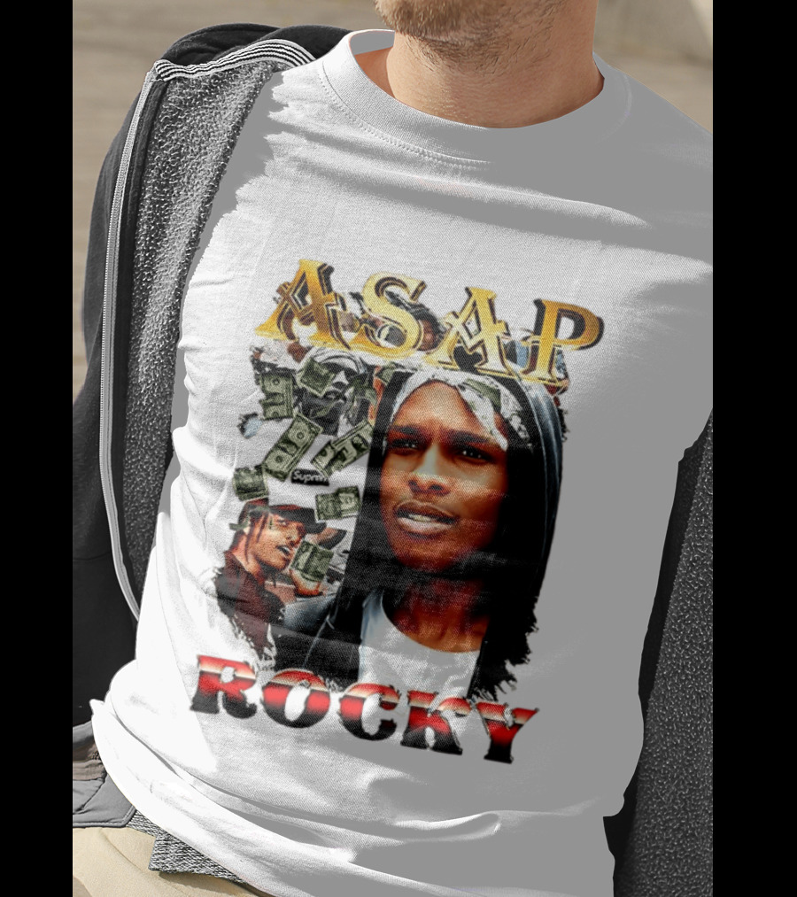 ASAP Rocky Supreme Dollar Money Music Lover T-Shirt