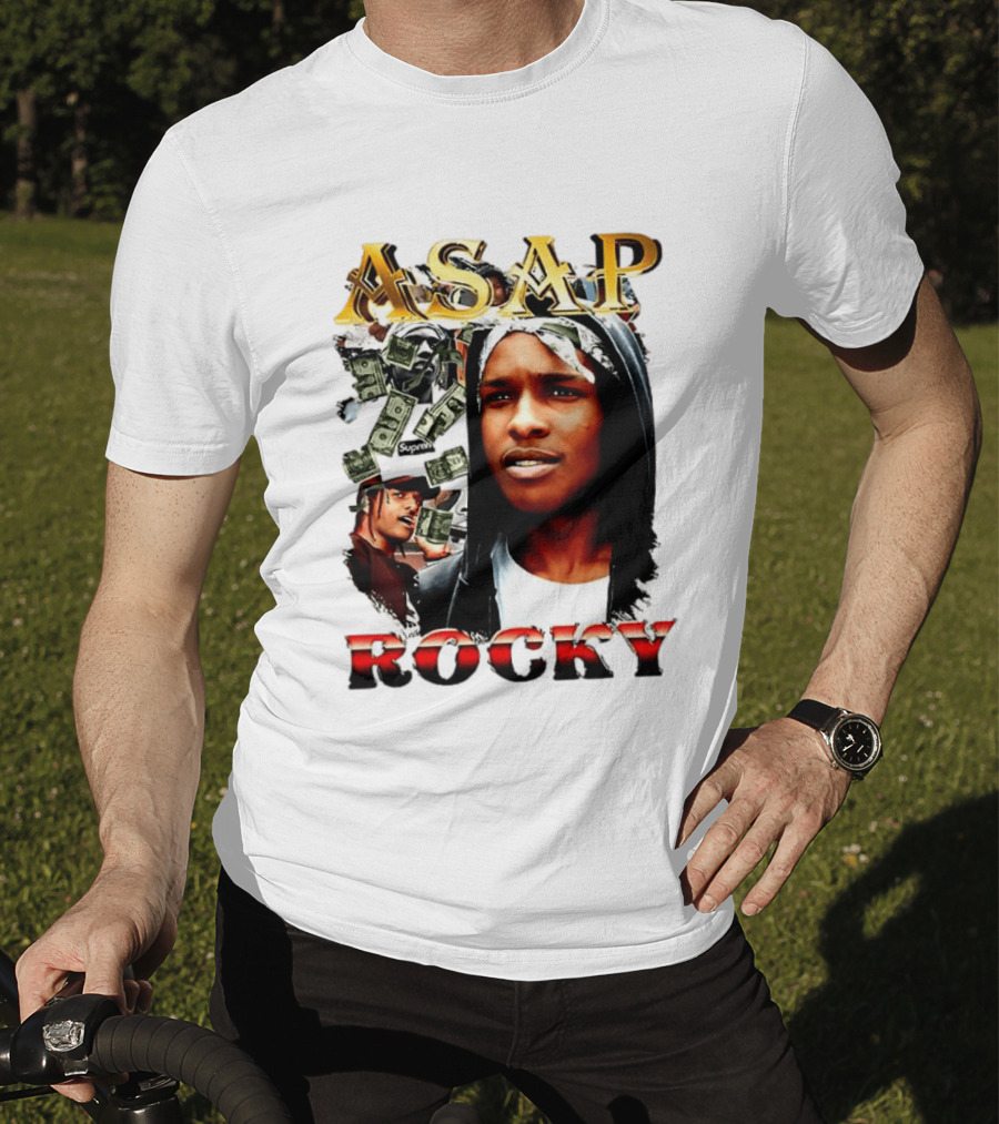 ASAP Rocky Supreme Dollar Money Music Lover T-Shirt