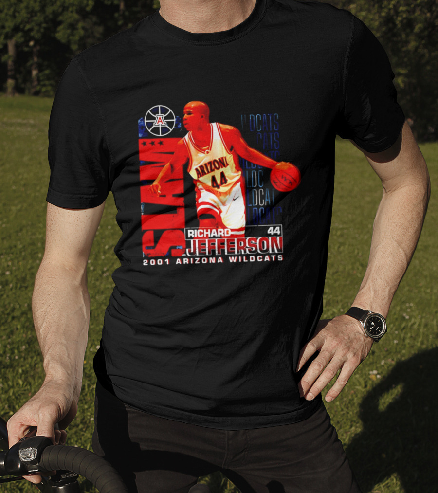 Richard Jefferson 2001 Arizona Wildcats Slam Dunk Wildcats T-Shirt