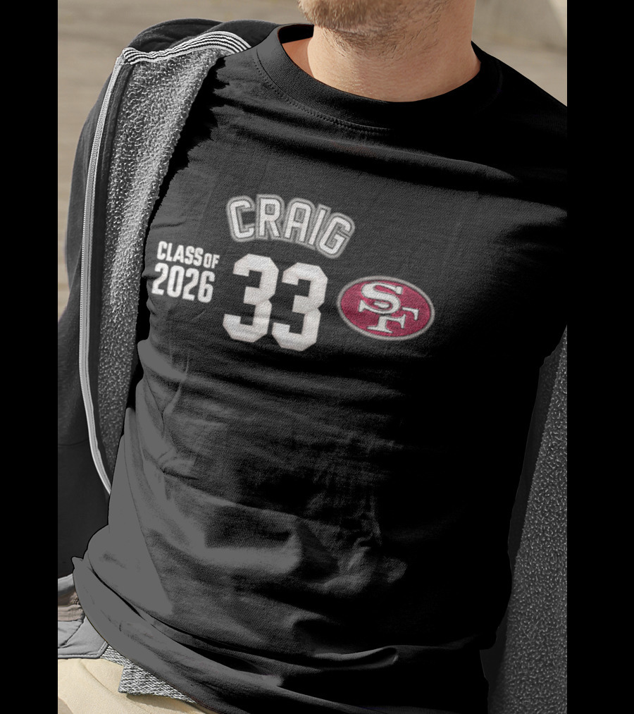 Craig 33 SF Logo Class Of 2026 T-Shirt