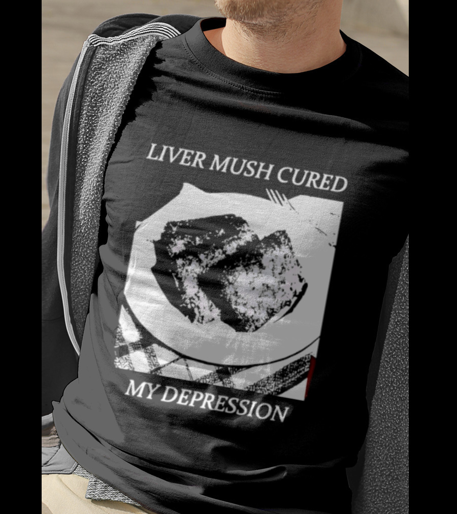 Liver Mush Cured My Depression By Graham Irvin Plate T-Shirt