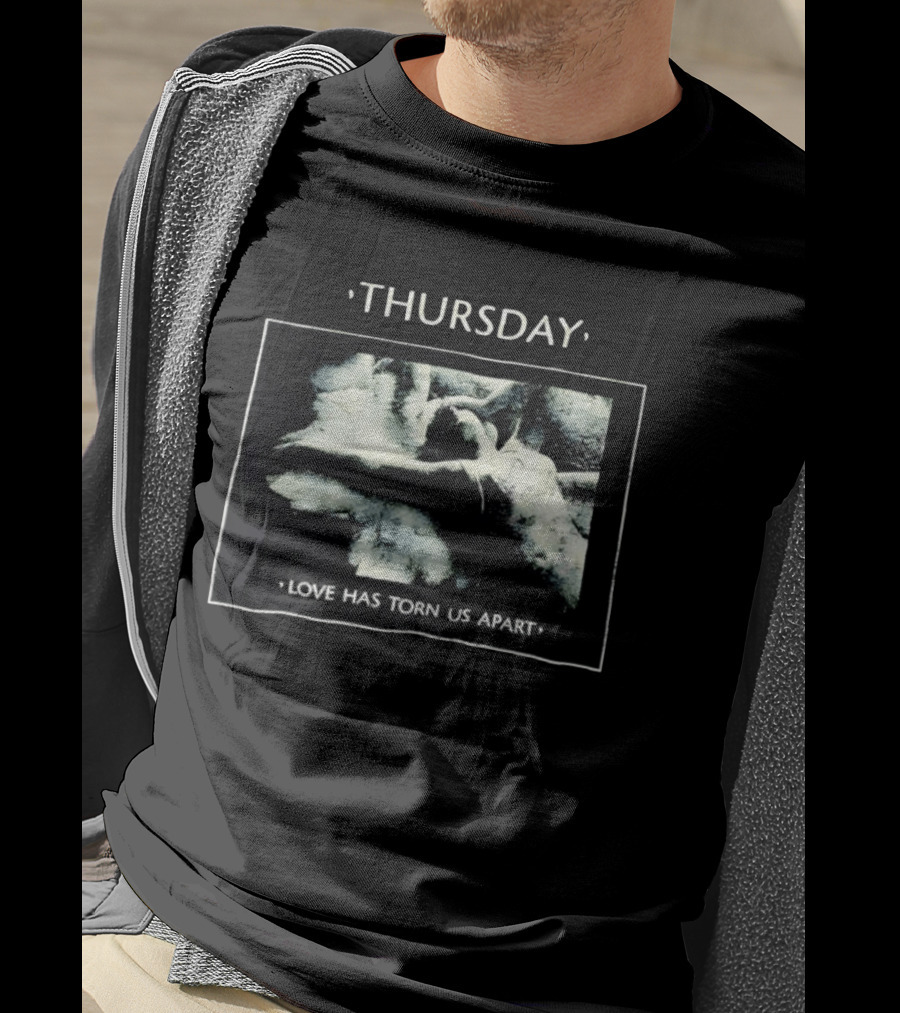 Thursday Love Has Torn Us Apart Angel Statue T-Shirt