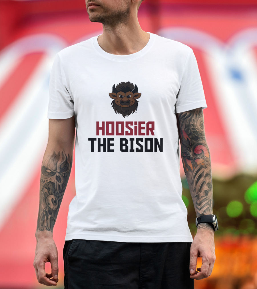 Hoosier The Bison Indiana Squared Off T-Shirt