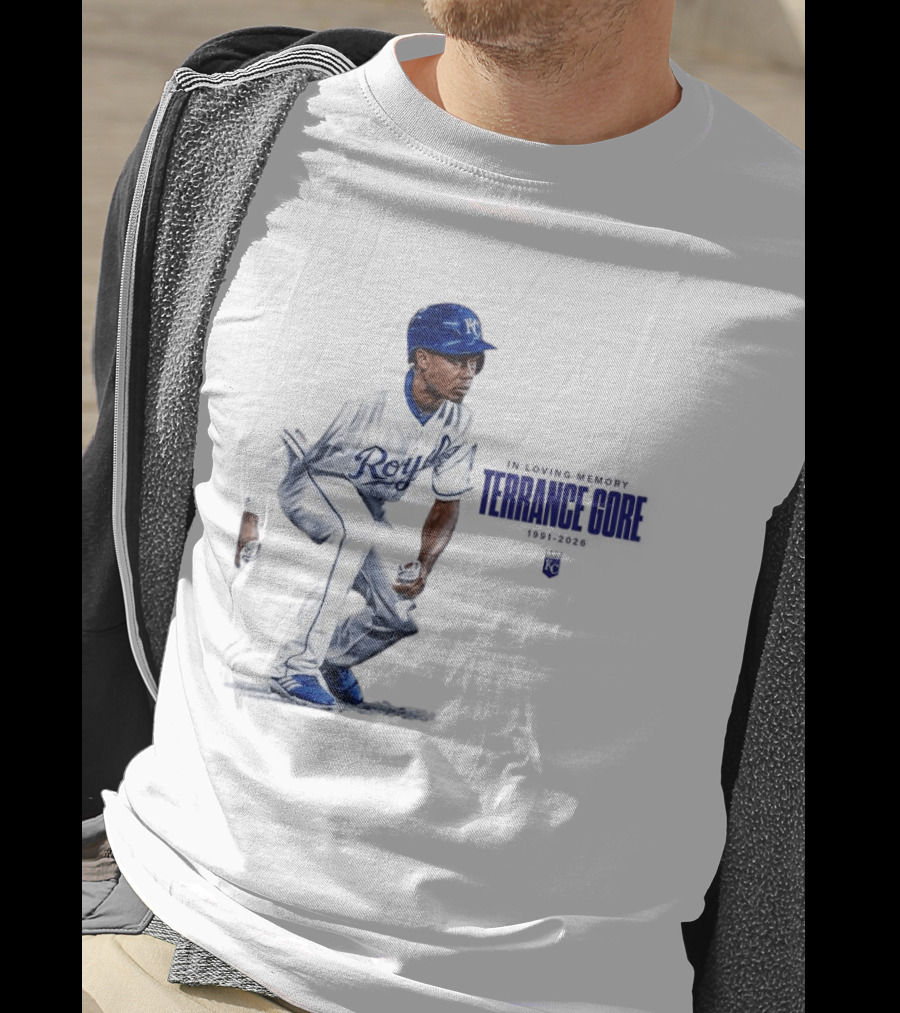 Kansas City Royals Terrance Gore 1991 2026 RIP In Loving Memory T-Shirt