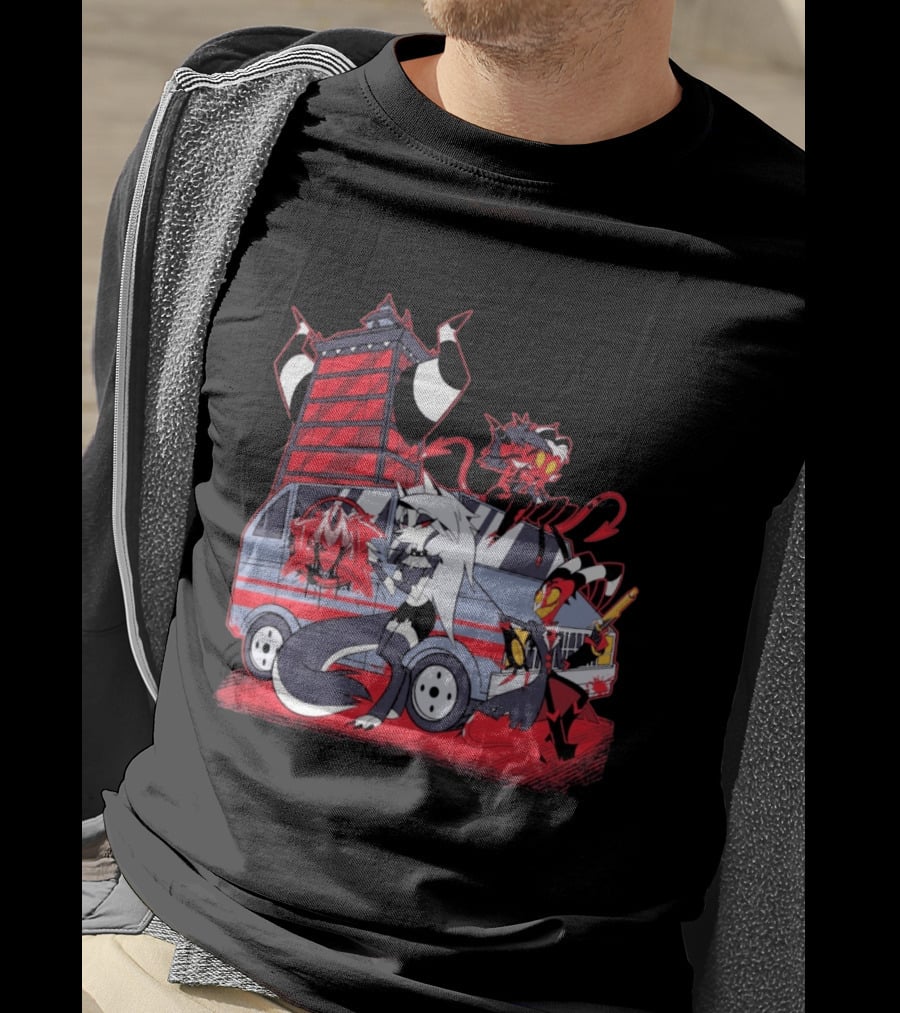 SpindleHorse IMP Van Characters Cartoon T-Shirt