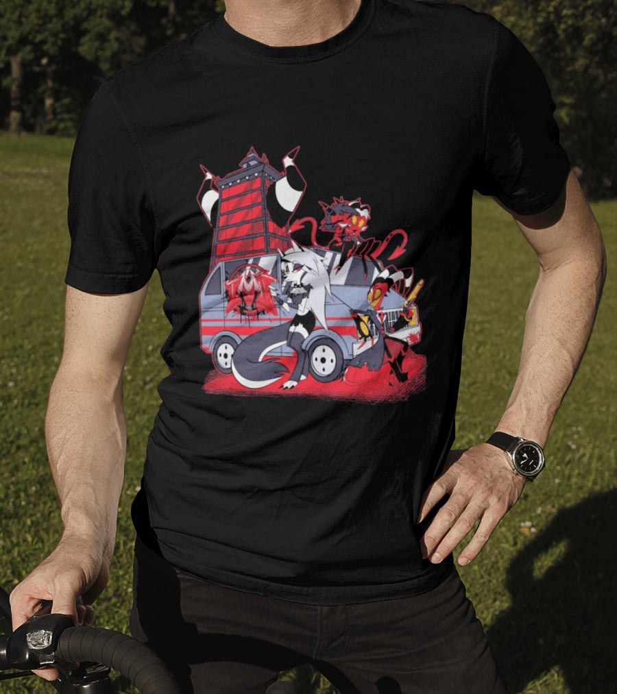 SpindleHorse IMP Van Characters Cartoon T-Shirt