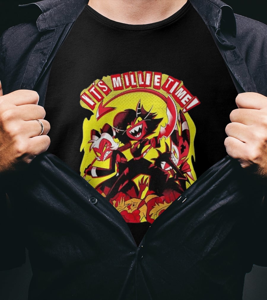 Spindlehorse It's Millie Time Helluva Boss Characters T-Shirt