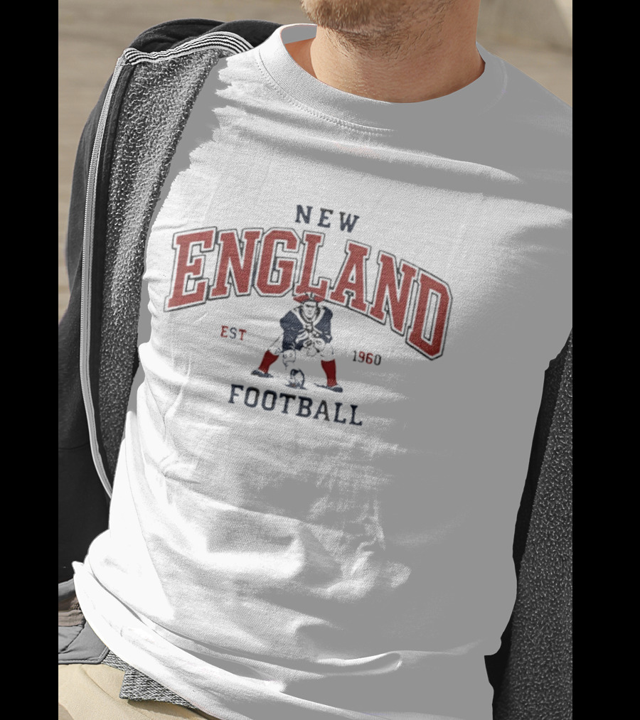 New England Football Est 1960 Classic Vintage Style Patriots T-Shirt