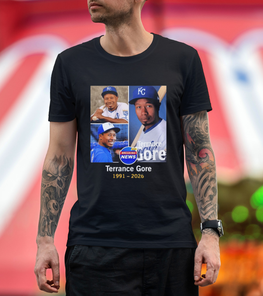 Terrance Gore Kansas City KC Breaking News 1991 2026 T-Shirt