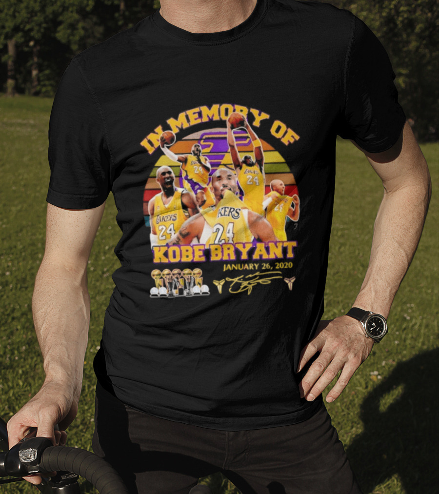 Kobe Bryant Los Angeles Lakers January 26 2020 Memorabilia T-Shirt