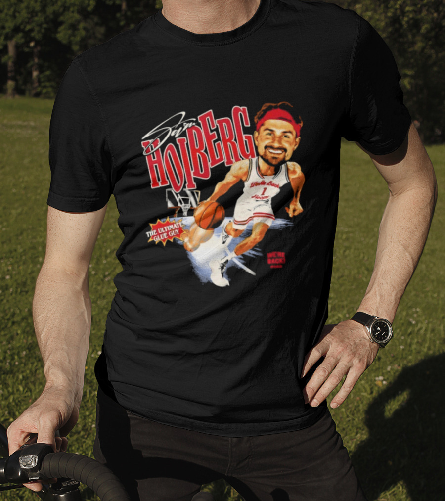 Sam Hoiberg Basketball Caricature The Ultimate Glue Guy T-Shirt