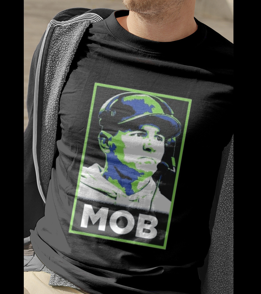 Seattle Seahawks MOB Coach Iconic Headset T-Shirt