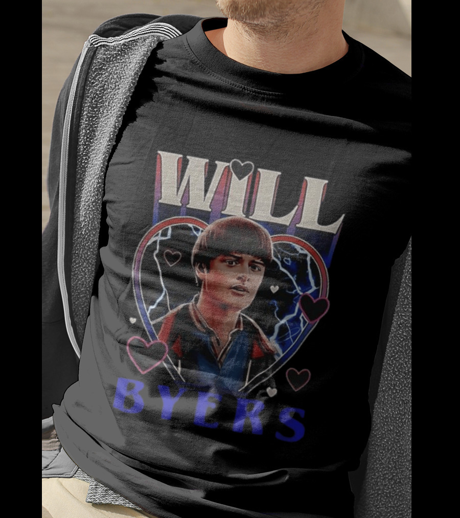 Will Byers Stranger Things Heart Electric T-Shirt