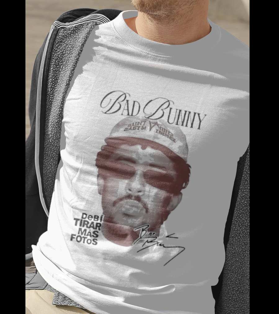 Bad Bunny Debi Tirar Mas Fotos Face T-Shirt