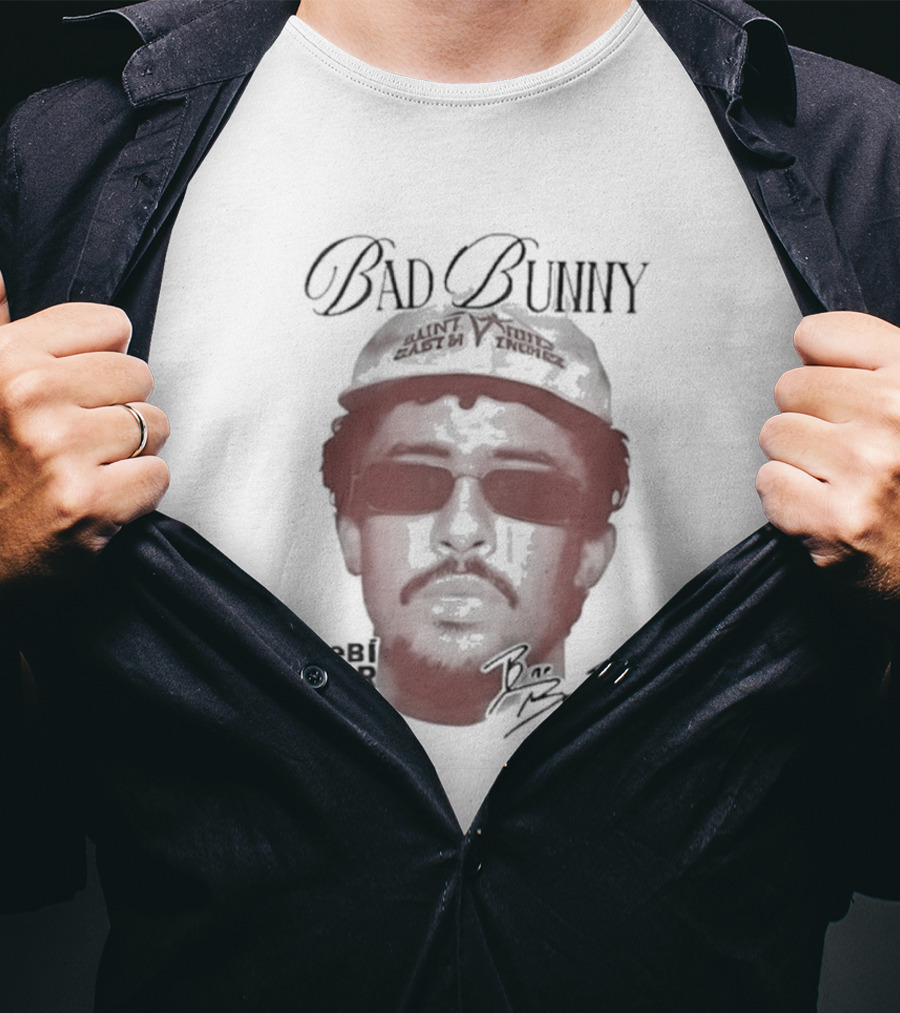 Bad Bunny Debi Tirar Mas Fotos Face T-Shirt