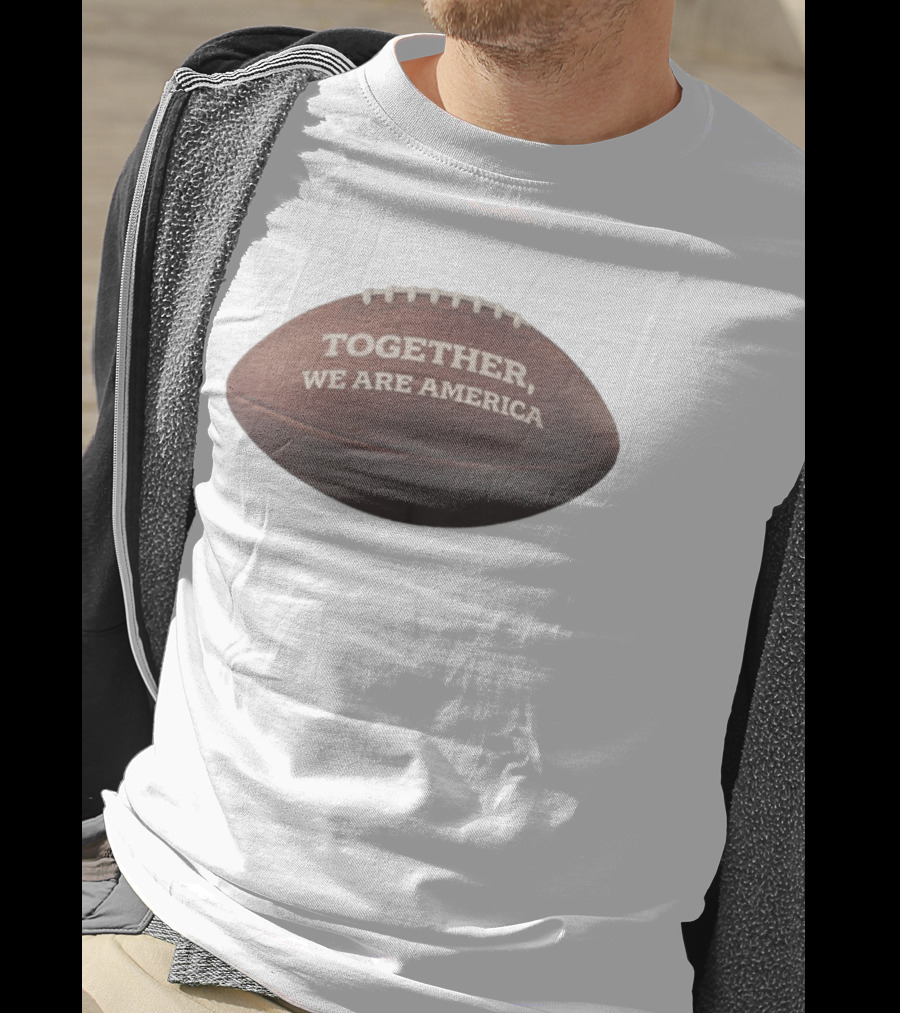 Together We Are America Football T-Shirt