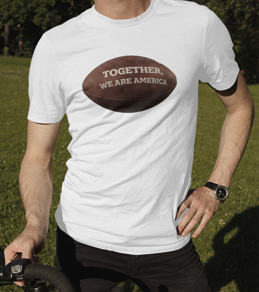Together We Are America Bad Bunny Benito Football T-Shirt