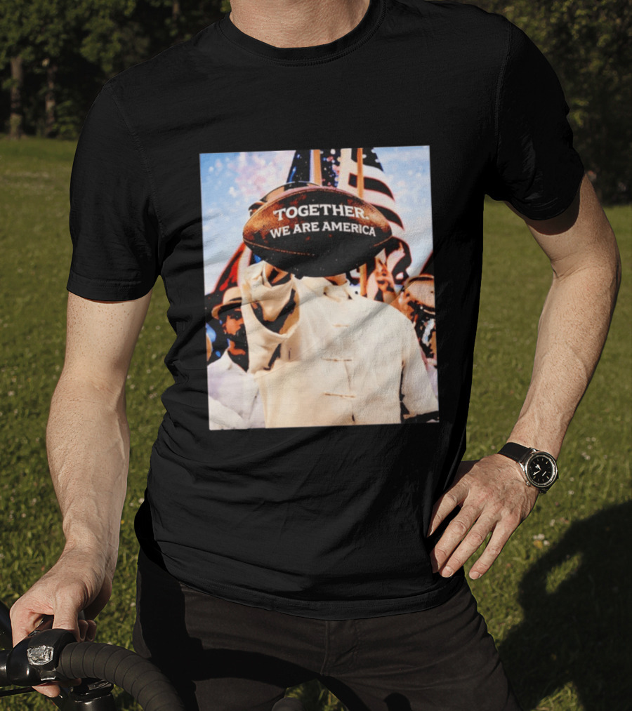 Together We Are America Bad Bunny Football T-Shirt