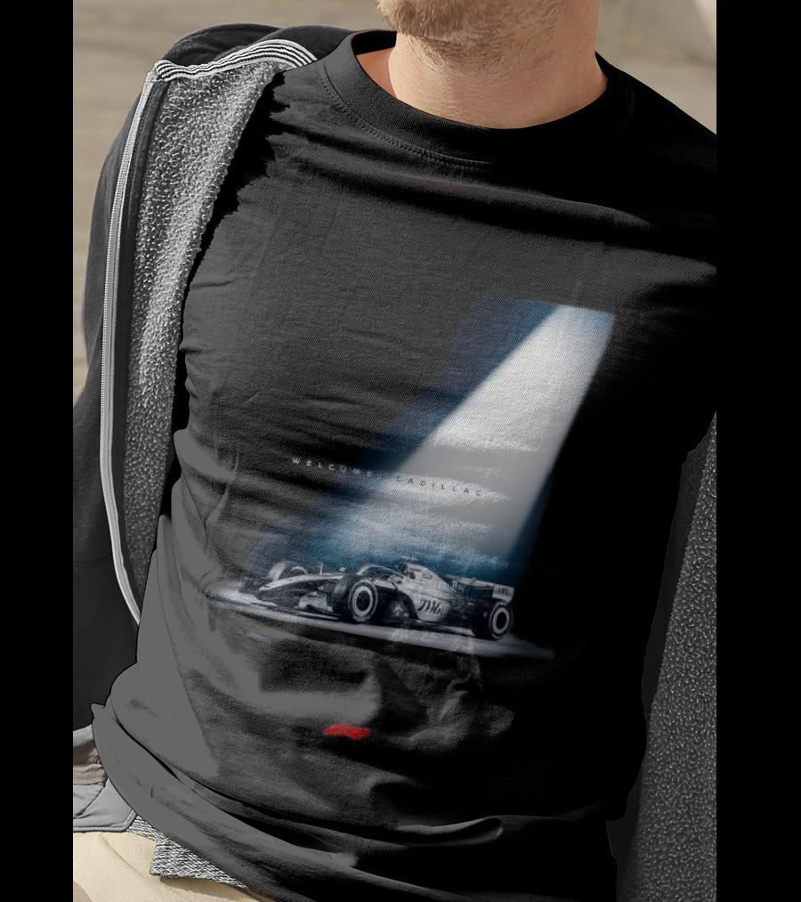Welcome Cadillac F1 Team Formula 1 Racing Car Spotlight T-Shirt