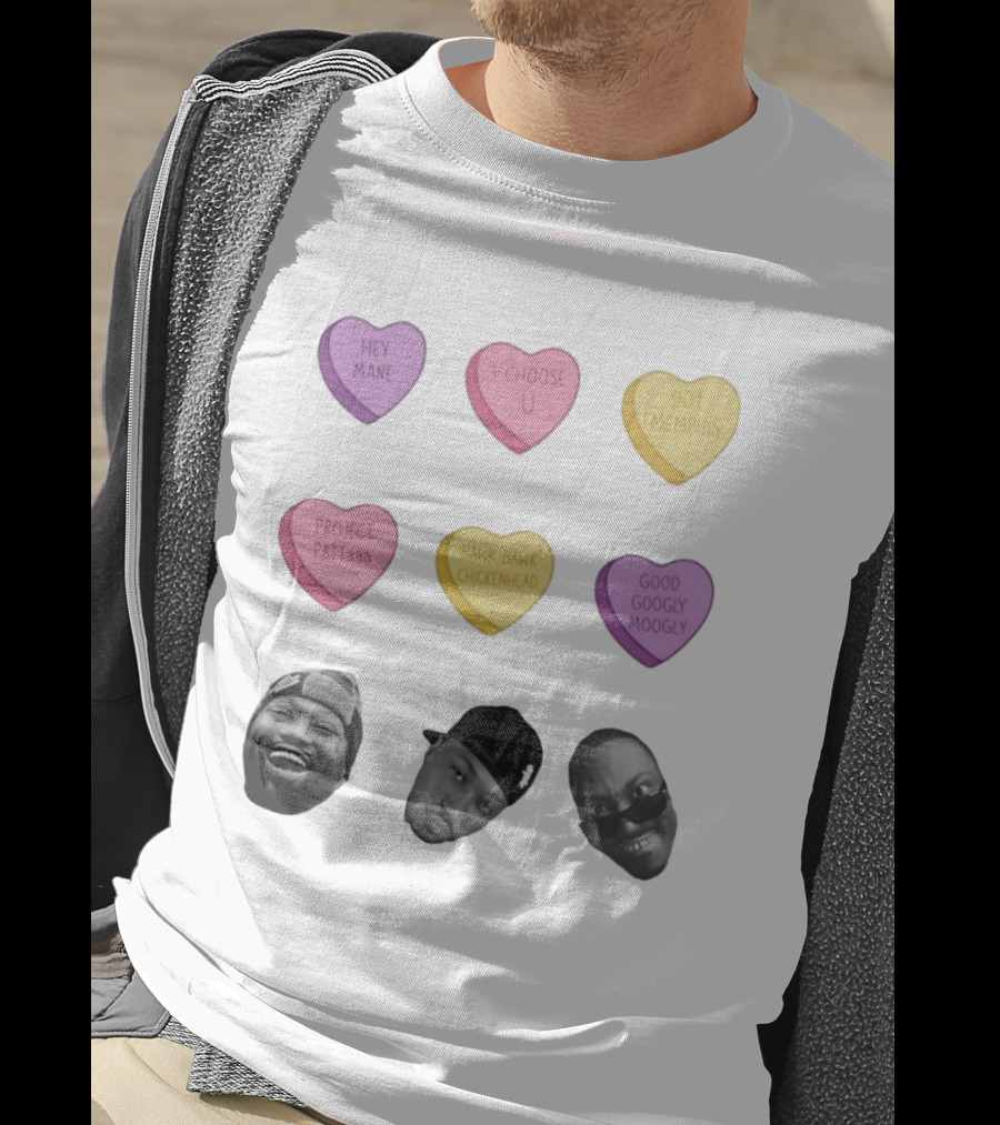 Hey Mane I Choose U 901 Memphis Project Patta Bawk Bawk Chickenhead Good Googly Moogly T-Shirt