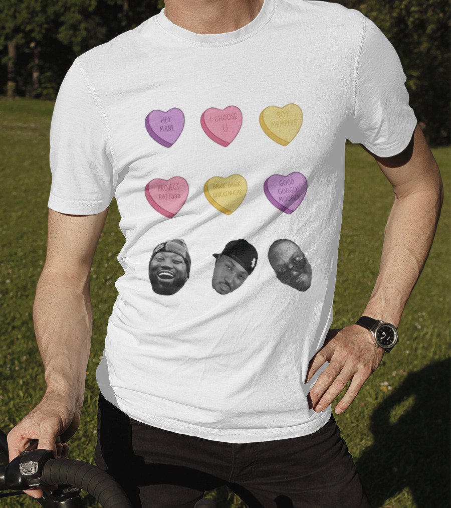 Hey Mane I Choose U 901 Memphis Project Patta Bawk Bawk Chickenhead Good Googly Moogly T-Shirt