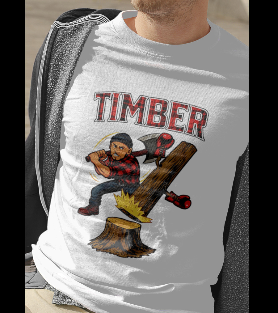 Keith Thurman Timber One Time Lumberjack Axe Boxing Gloves T-Shirt