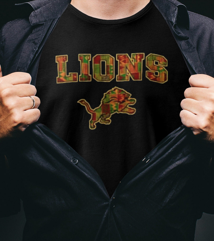 Detroit Lions Century Of Strength 100th Pride Of History T-Shirt