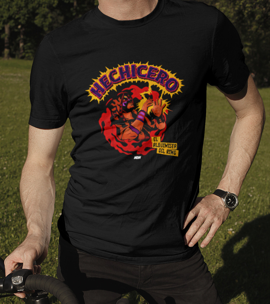 Hechicero Wizard El Alquimista Del Ring Luchador Magic Hands T-Shirt