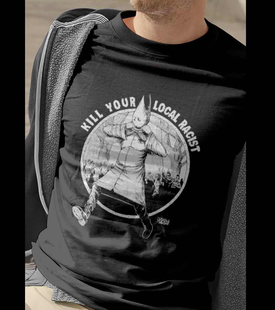 Kill Your Local Racist Diablo Macabre Circle Figure T-Shirt