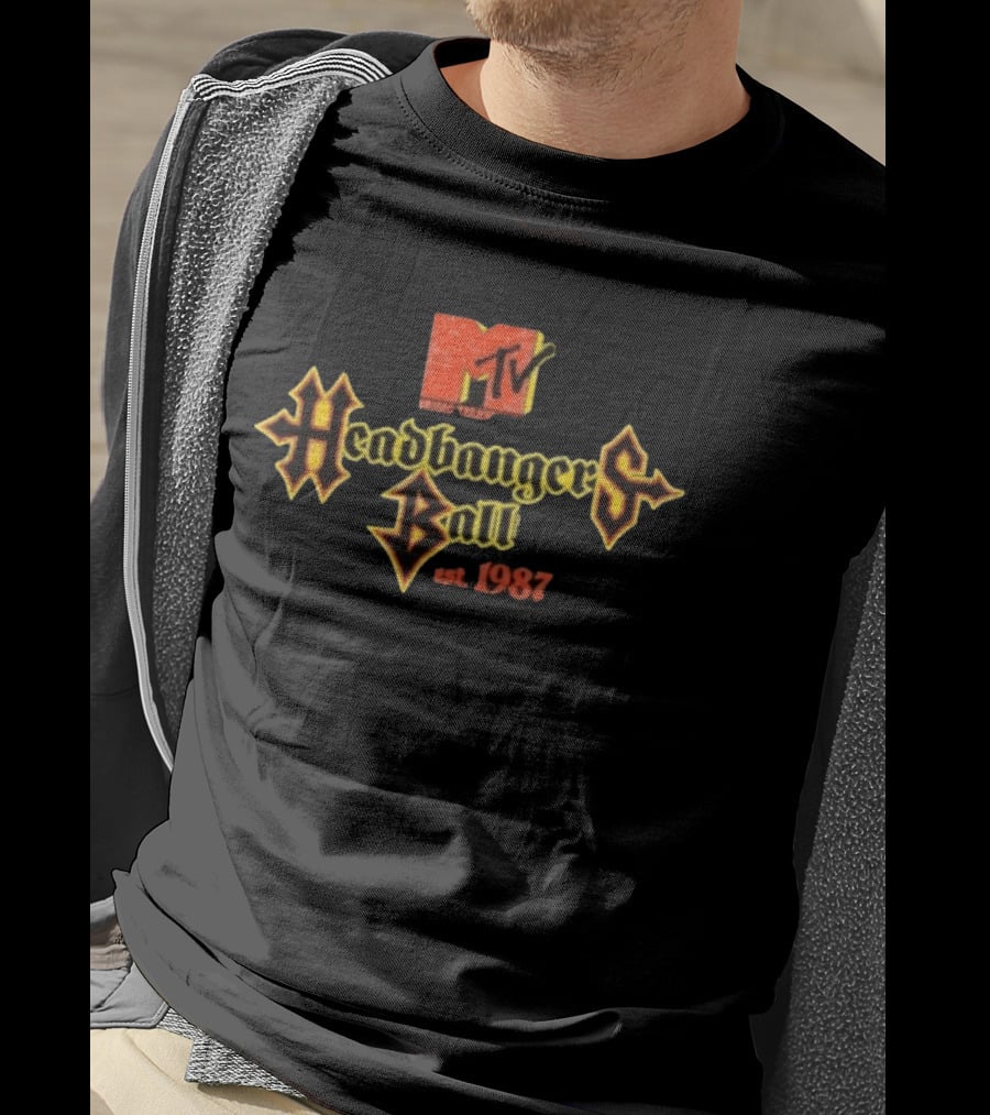 MTV Headbangers Ball Music Television Est 1987 T-Shirt