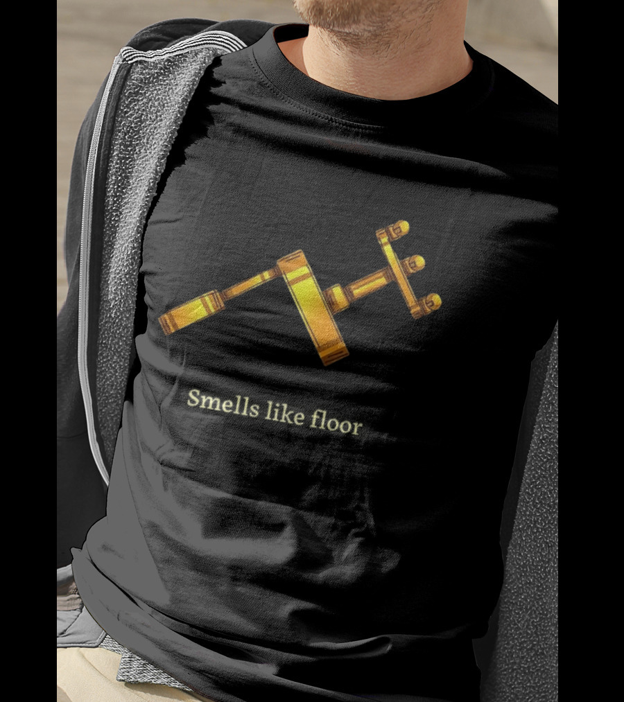 Smells Like Floor Golden Cross T-Shirt