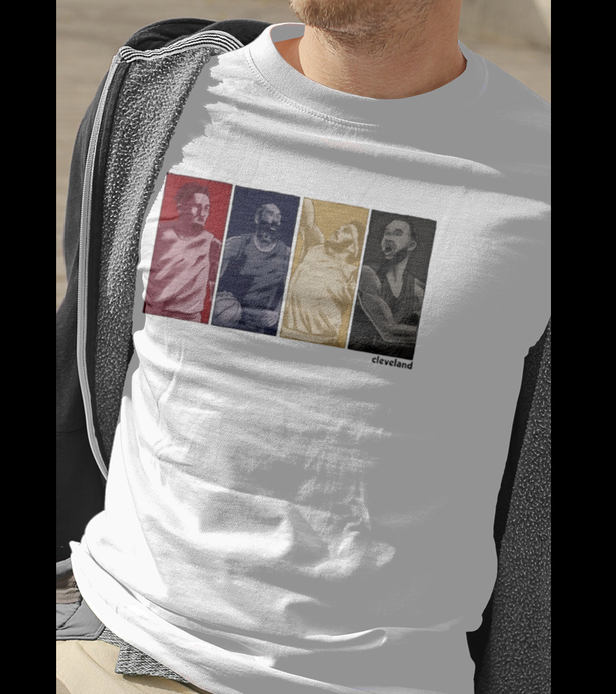 Cleveland Browns Youth Core Four Basketball Players Cleveland T-Shirt