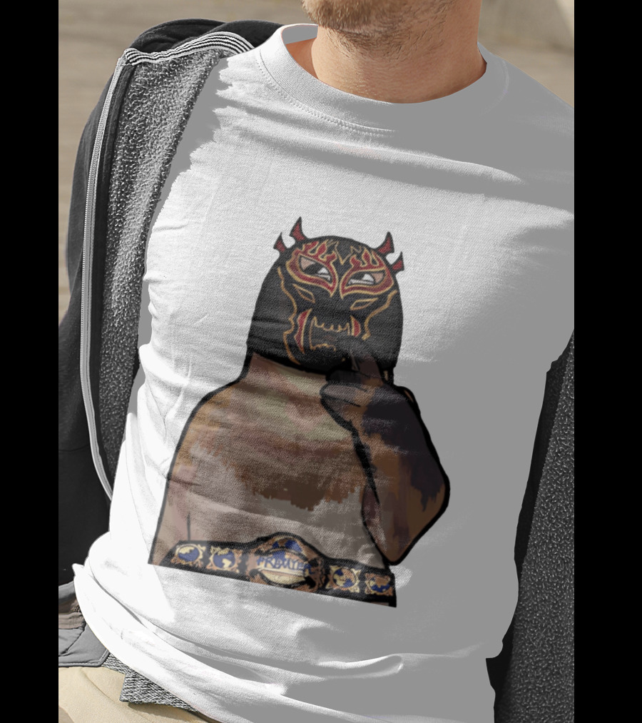 PrawTel Wrestling Champion Luchador Masked Monkey T-Shirt