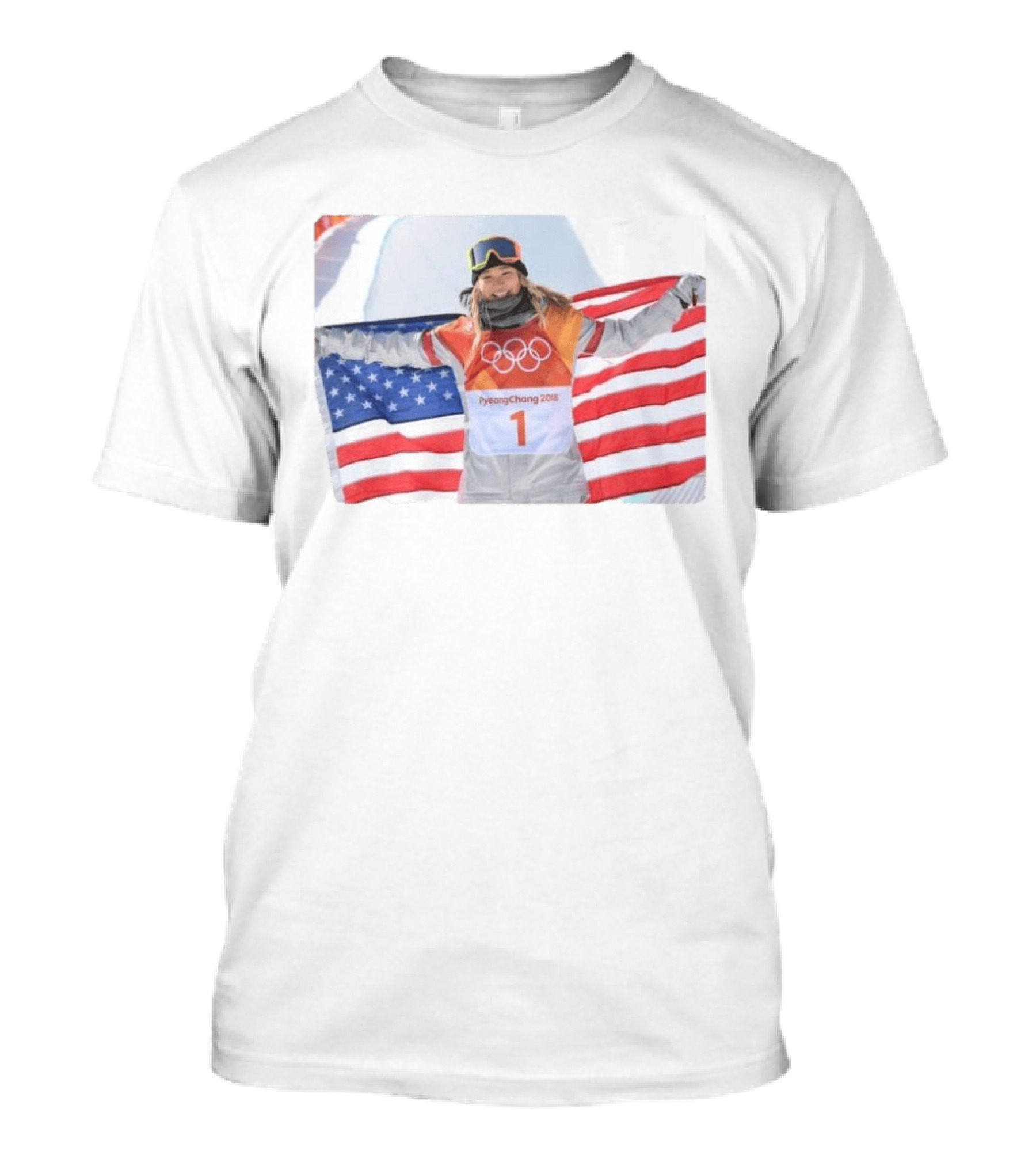 Myles Garrett Chloe Kim PyeongChang 2018 Olympics USA Jacket T-Shirt
