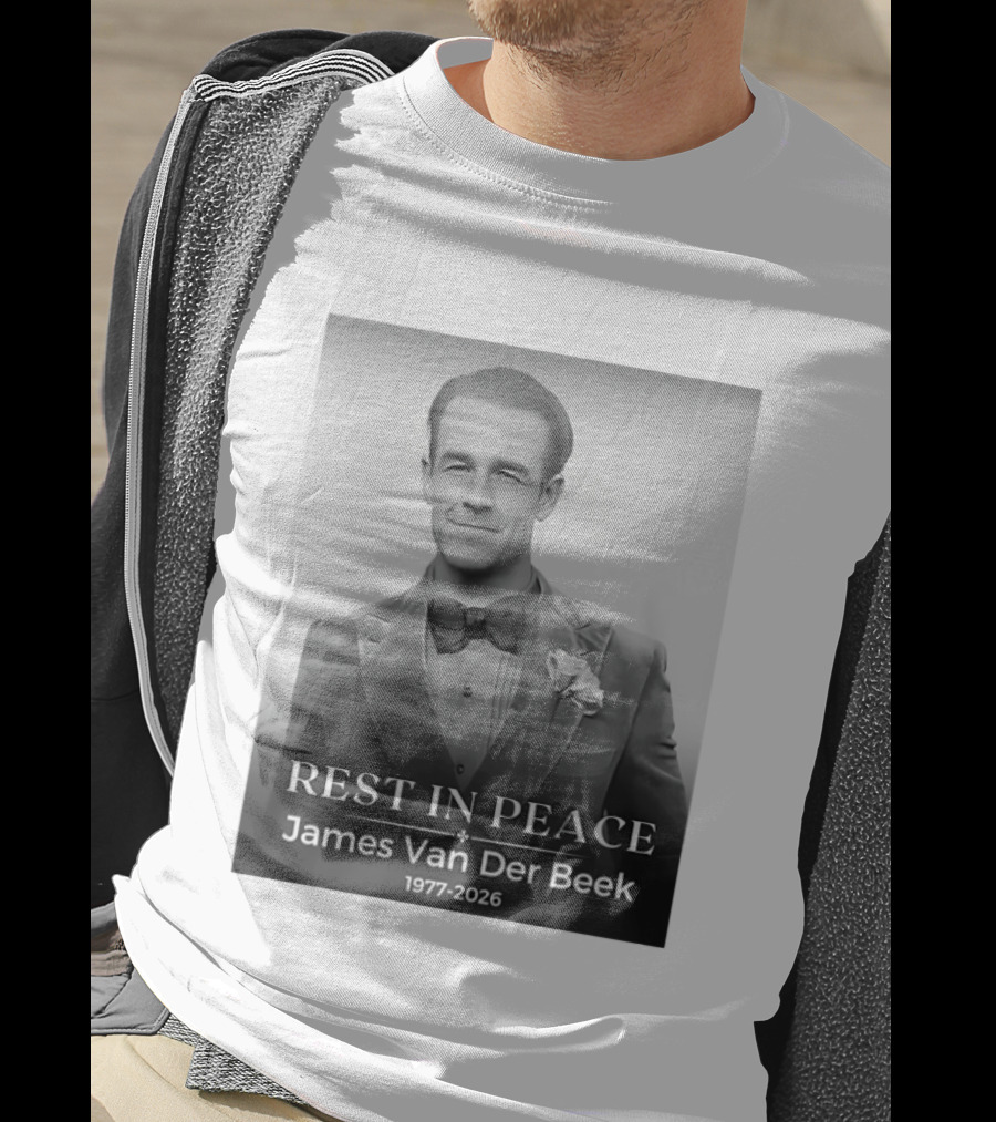 Rest In Peace James Van Der Beek 1977 2026 T-Shirt