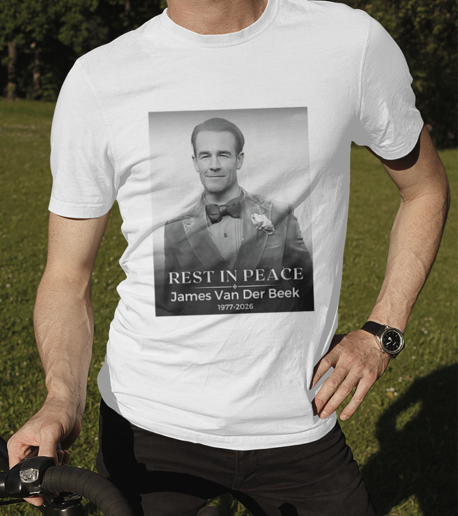 Rest In Peace James Van Der Beek 1977 2026 T-Shirt