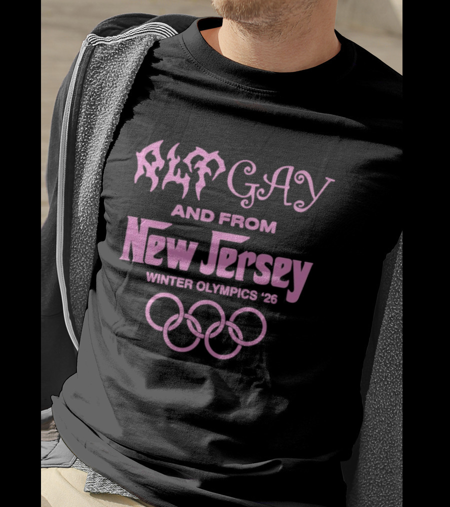 Alt Gay And From New Jersey Winter Olympics '26 T-Shirt