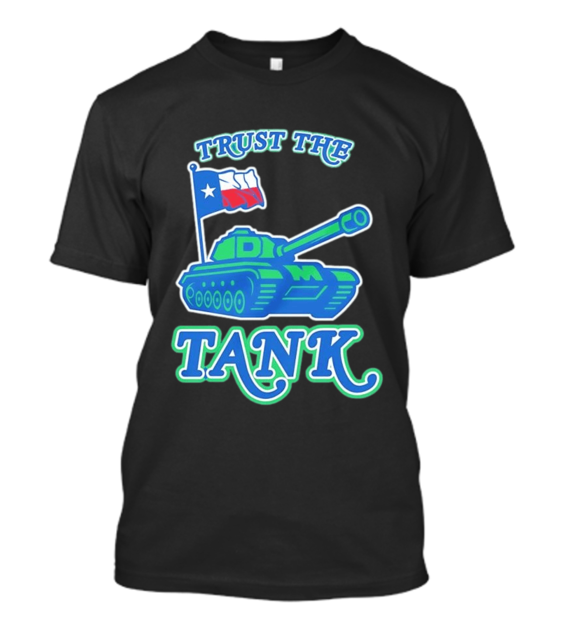 Trust The Tank Dallas Mavericks Texas Flag Tank T-Shirt