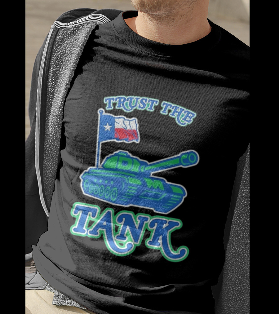 Trust The Tank Dallas Mavericks Texas Flag Tank T-Shirt
