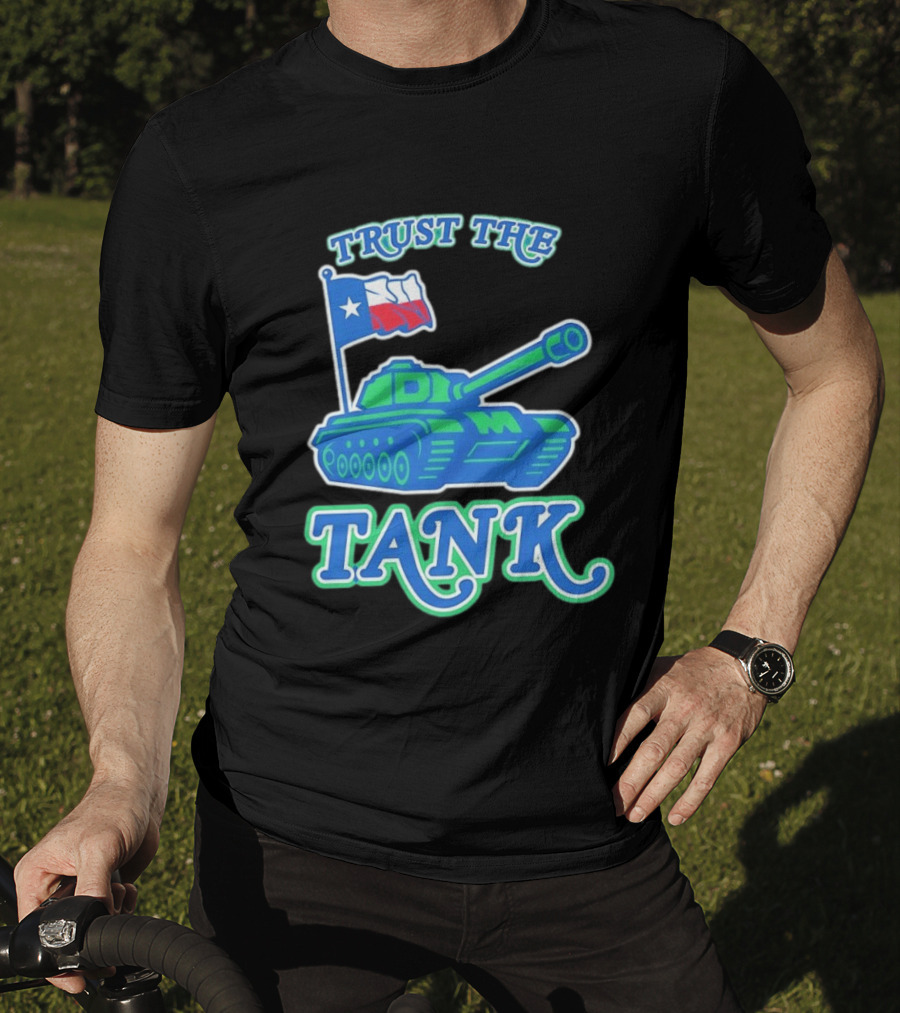 Trust The Tank Dallas Mavericks Texas Flag Tank T-Shirt