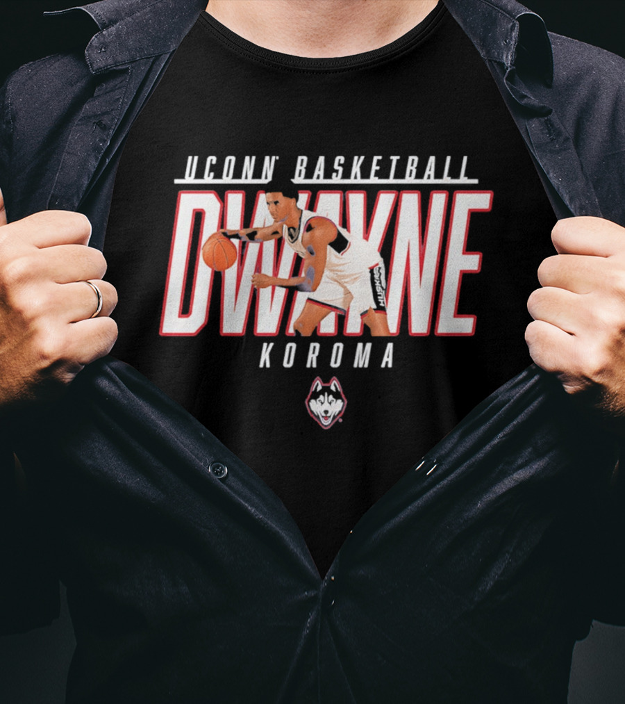UConn Basketball Dwayne Koroma Huskies T-Shirt