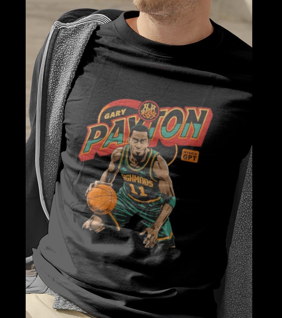Gary Payton Richmonds 11 Hybrid GPT Basketball T-Shirt