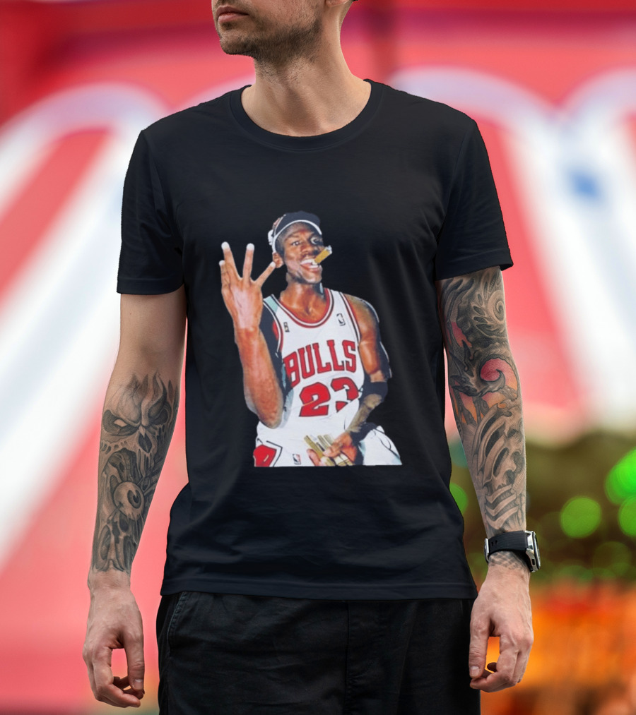 Giannis Antetokounmpo Mj Cigar Chicago Bulls 23 Basketball Legend T-Shirt