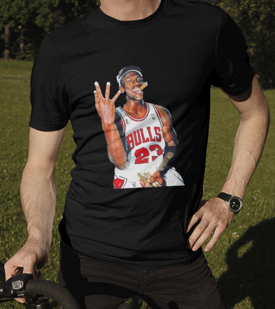 Giannis Antetokounmpo Mj Cigar Chicago Bulls 23 Basketball Legend T-Shirt