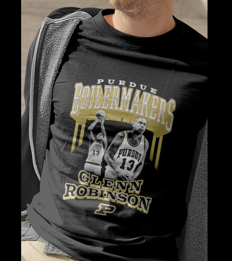 Glenn Robinson Purdue Boilermakers Basketball Legend T-Shirt