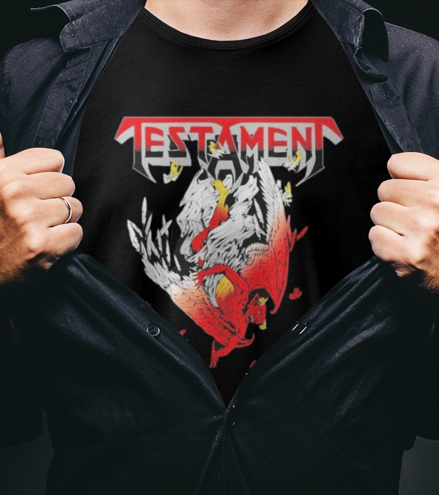 Testament Souls Of Black Collection Falling Fast Phoenix T-Shirt
