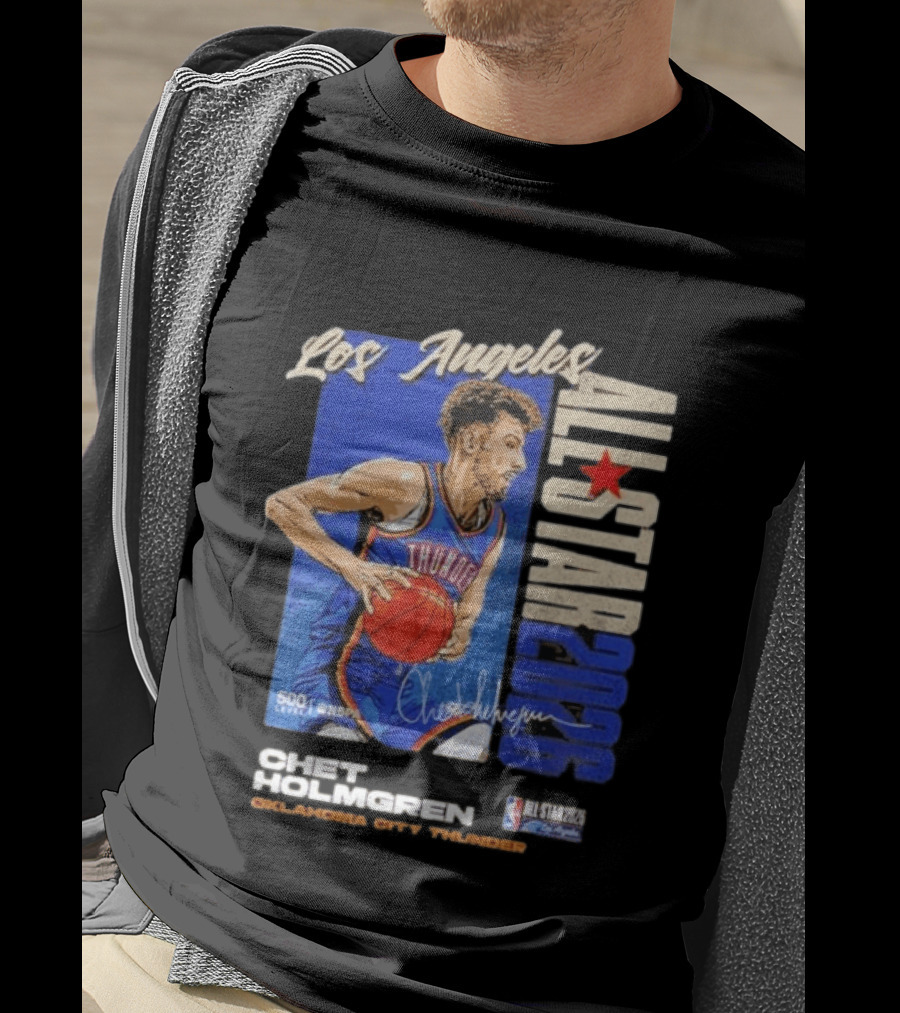 Los Angeles 2026 Chet Holmgren Oklahoma City Thunder NBA All Star T-Shirt