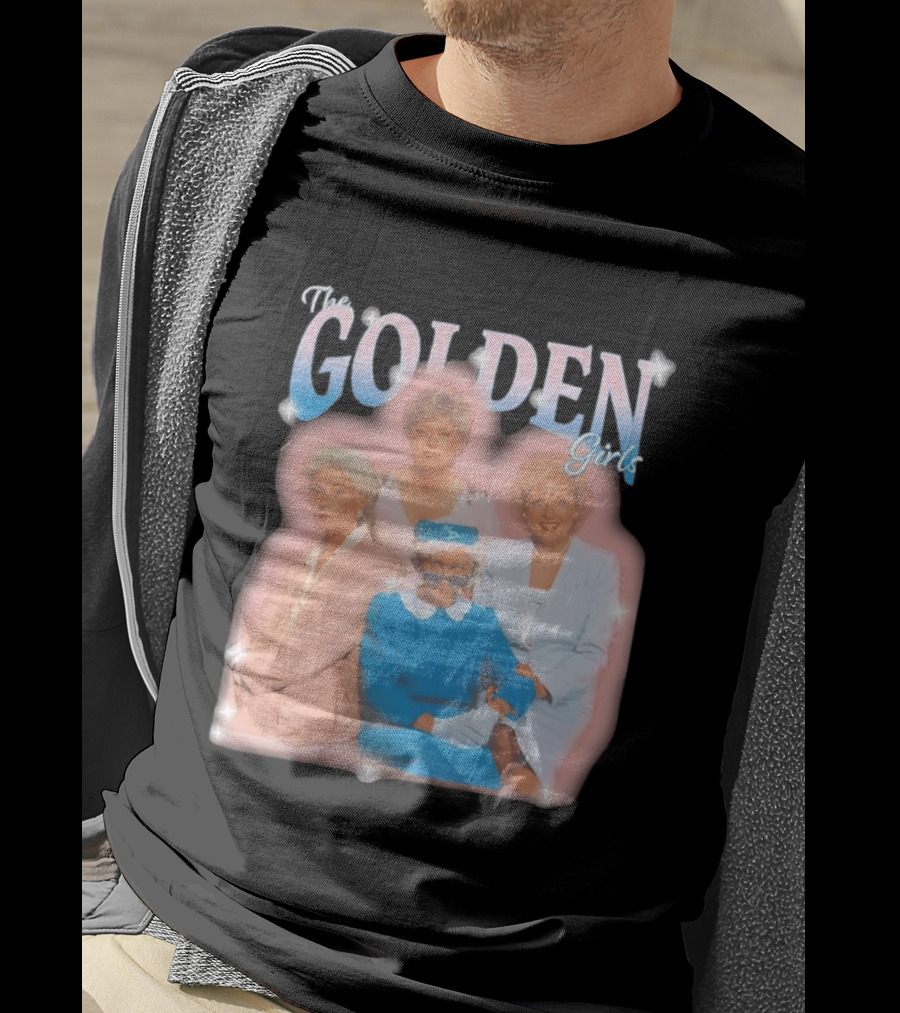 The Golden Girls TV Series Characters With Sparkling Pastel T-Shirt