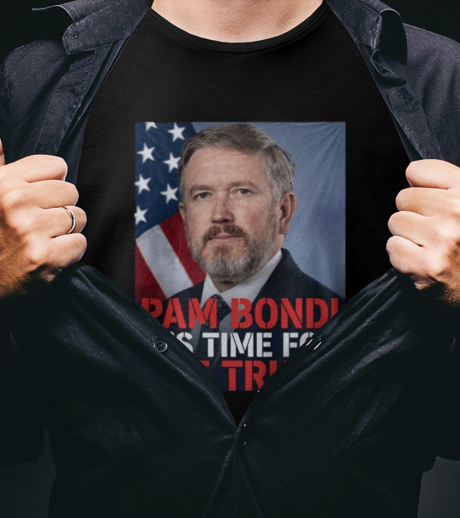 Pam Bondi It's Time For The Truth American Flag Politics T-Shirt