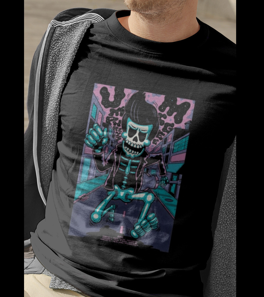 Umphrey's McGee Skeleton February 11 13 2026 Portland Boston Philadelphia Concert Tour T-Shirt